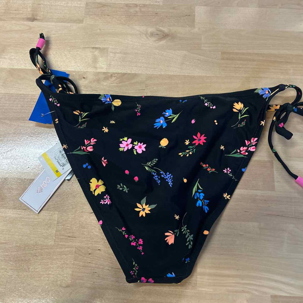 Salt + Cove Size M Floral Side-Tie Bikini Bottoms