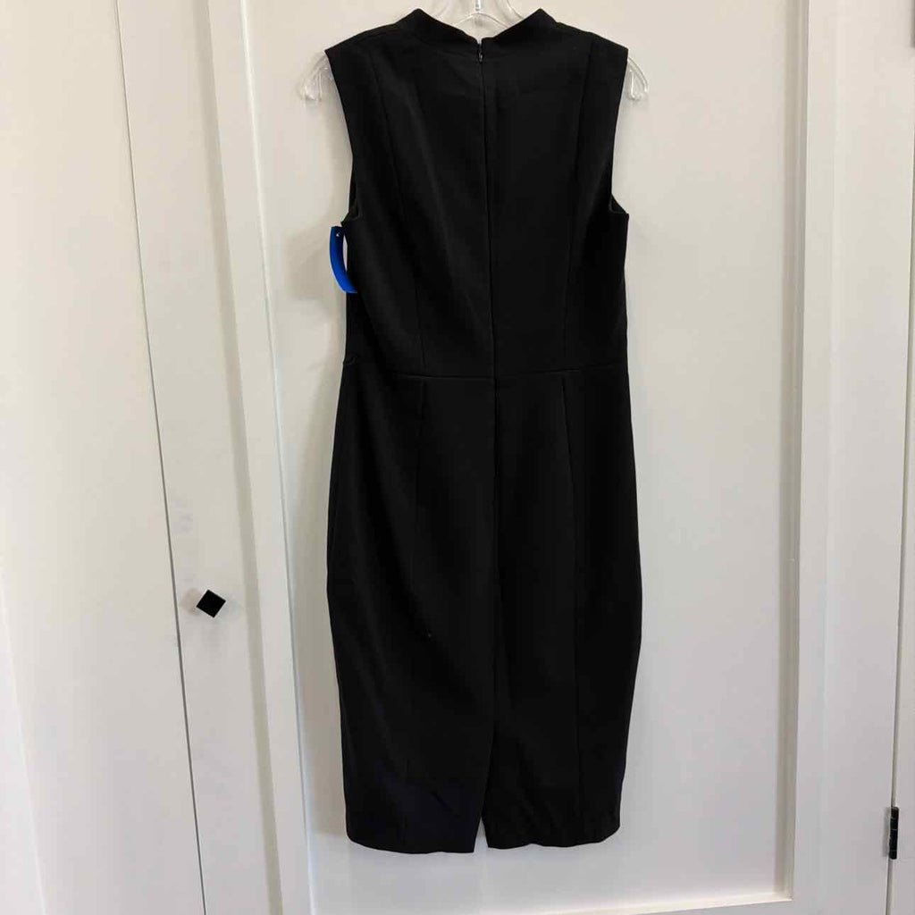 White House Black Market Size 8 Black Preloved Dress