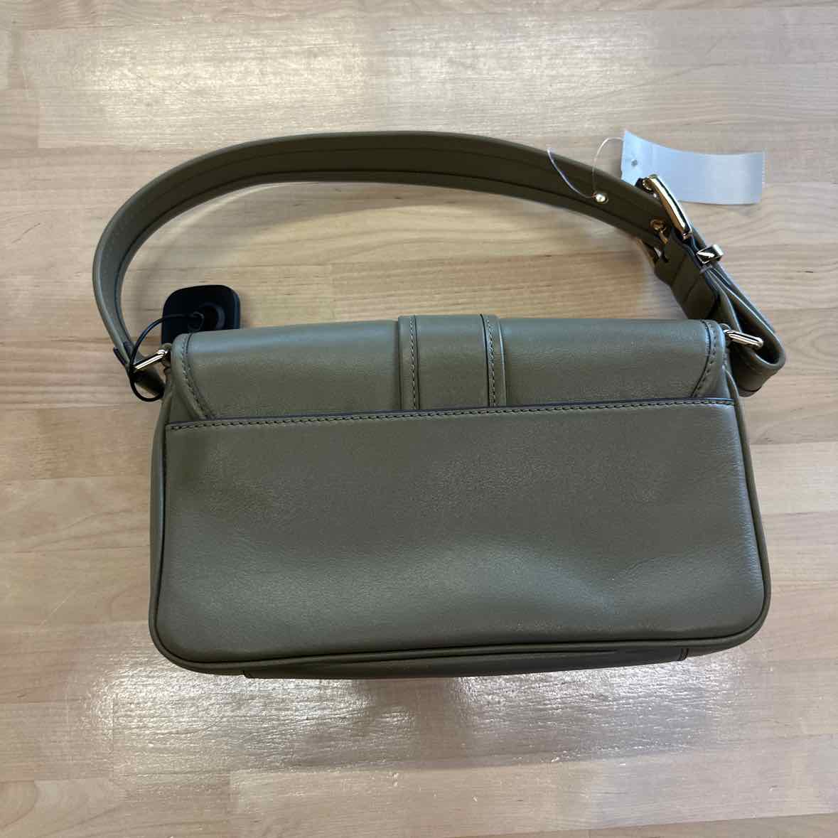 Michael Kors Colby Small Leather Shoulder B Safari Green