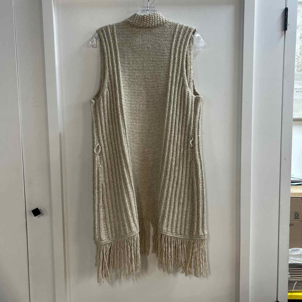 Chico's Size 2 Tan Preloved Duster