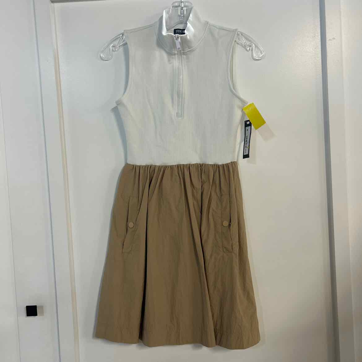 Steve Madden Size S White Brown New Dress