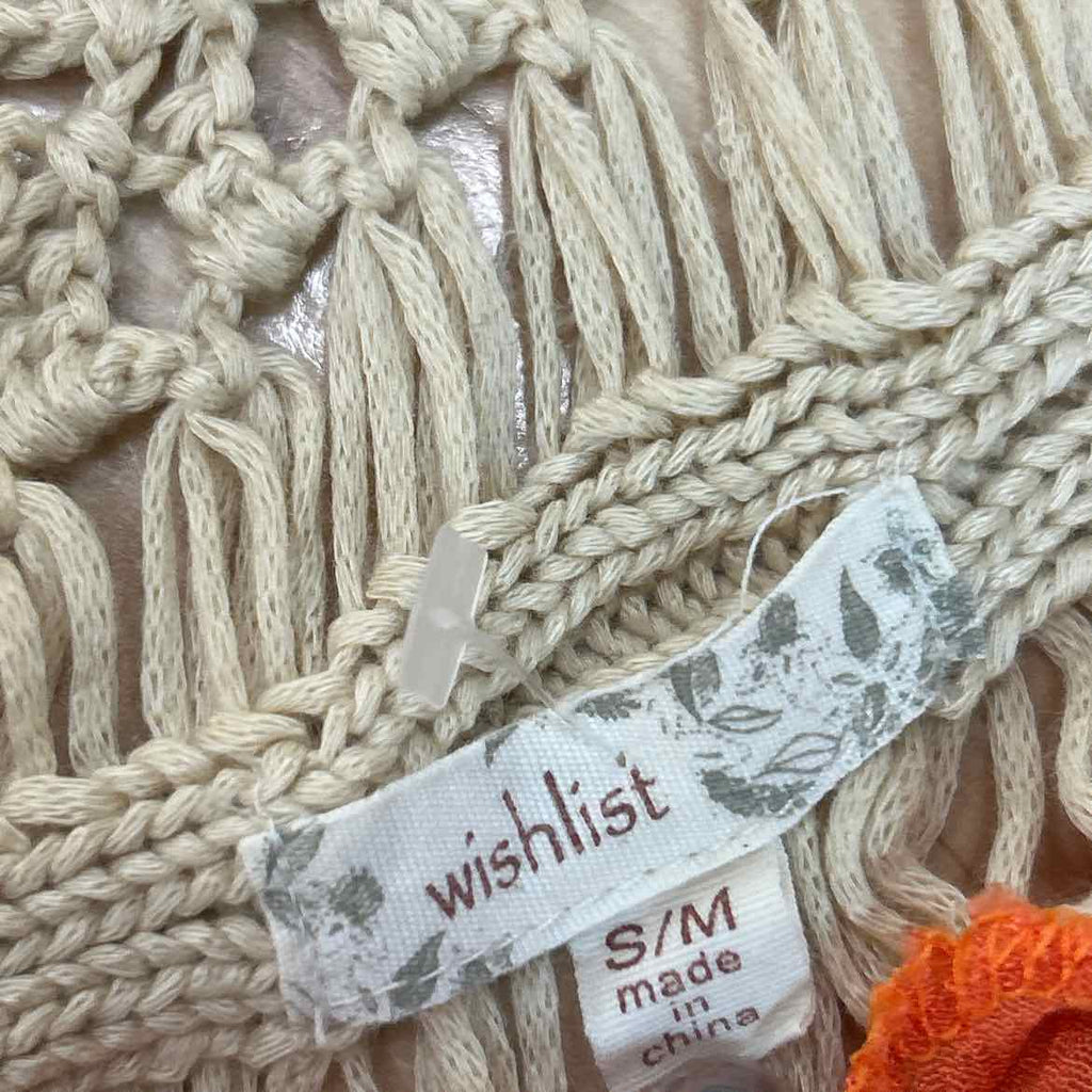 Wishlist. Size S/M Orange Knit New Tunic
