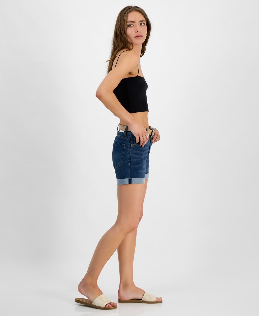 dollhouse Women Size 30 Blue New Shorts (NO BELT)