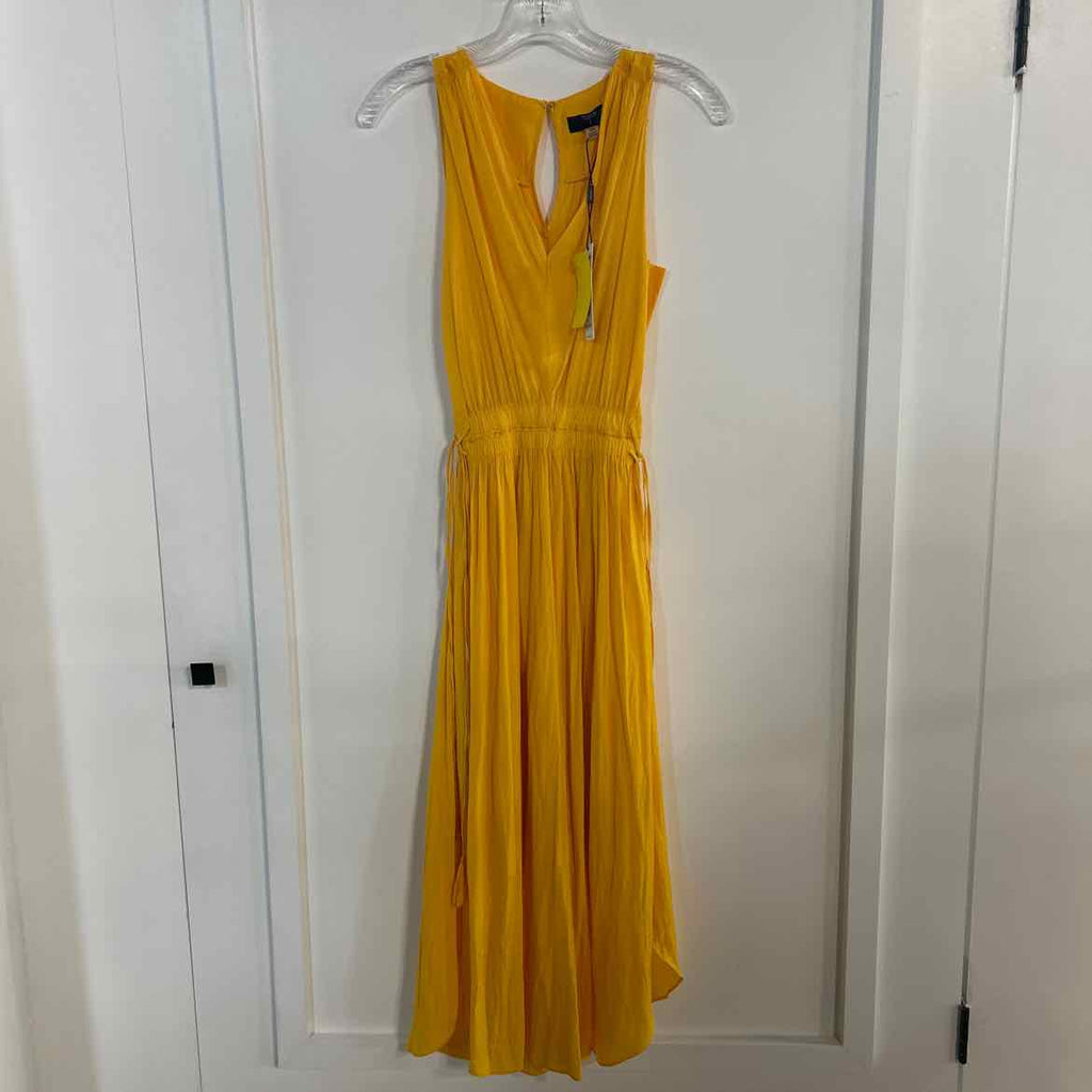 Tahari Size M Yellow Preloved Dress