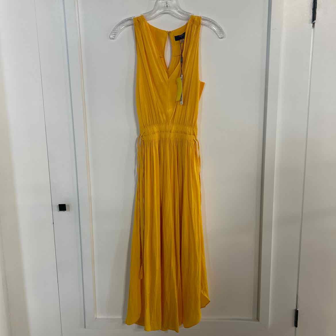 Tahari Size M Yellow Preloved Dress