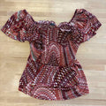 A.U.W. Size XL Red Blouse