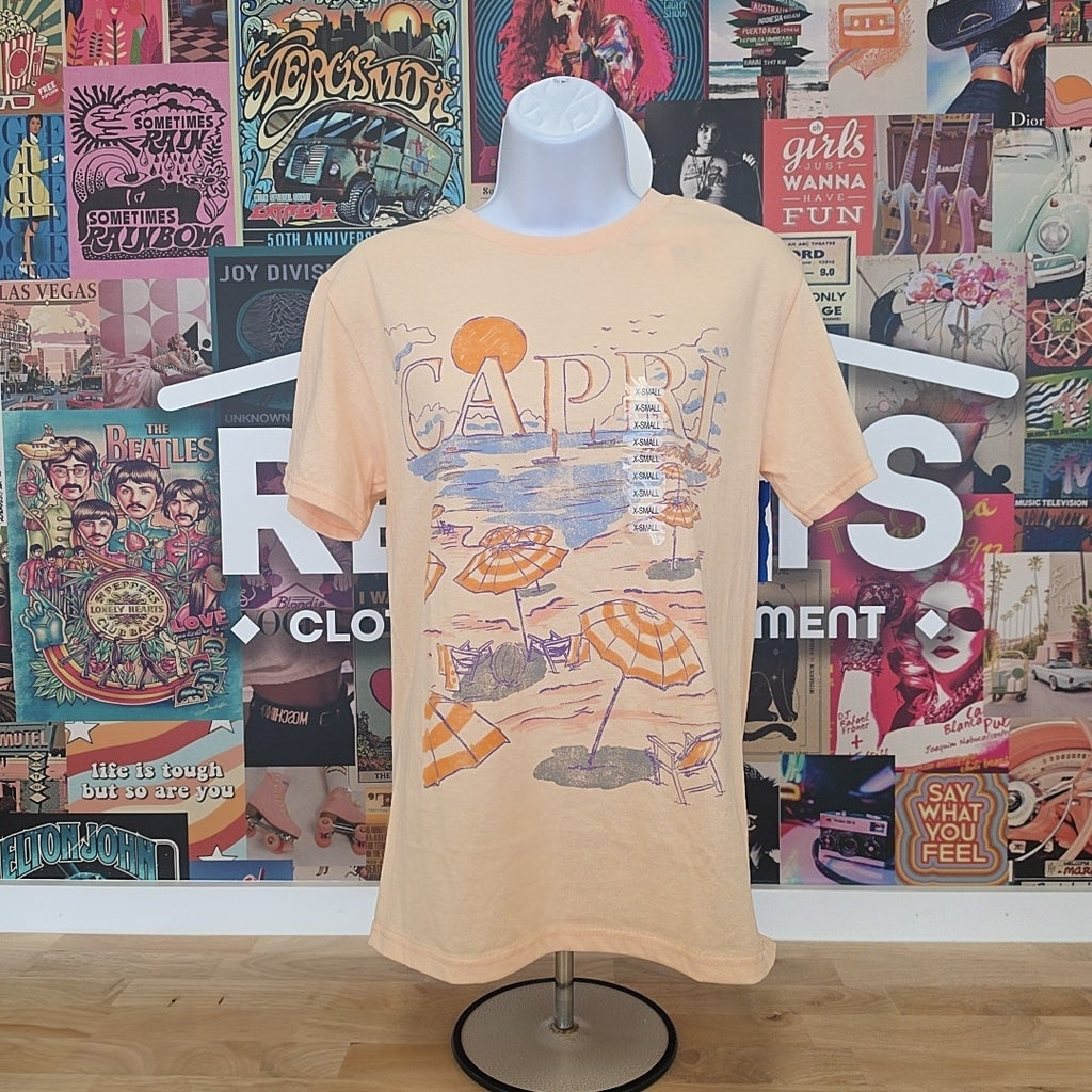 Rebellious One Size XS Orange New T-Shirt SS