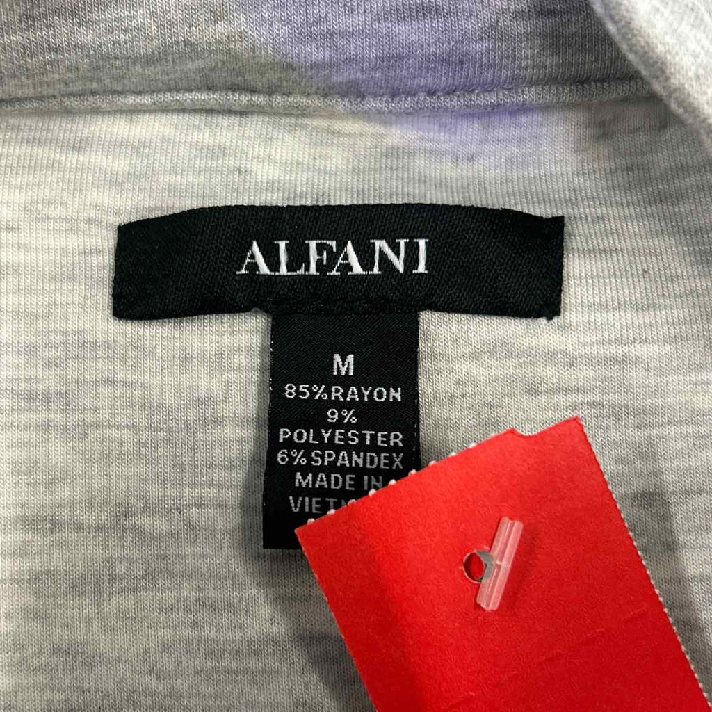 Alfani Men's Alfatech Quarter-Zip Sweatshirt - Casual Grey - M