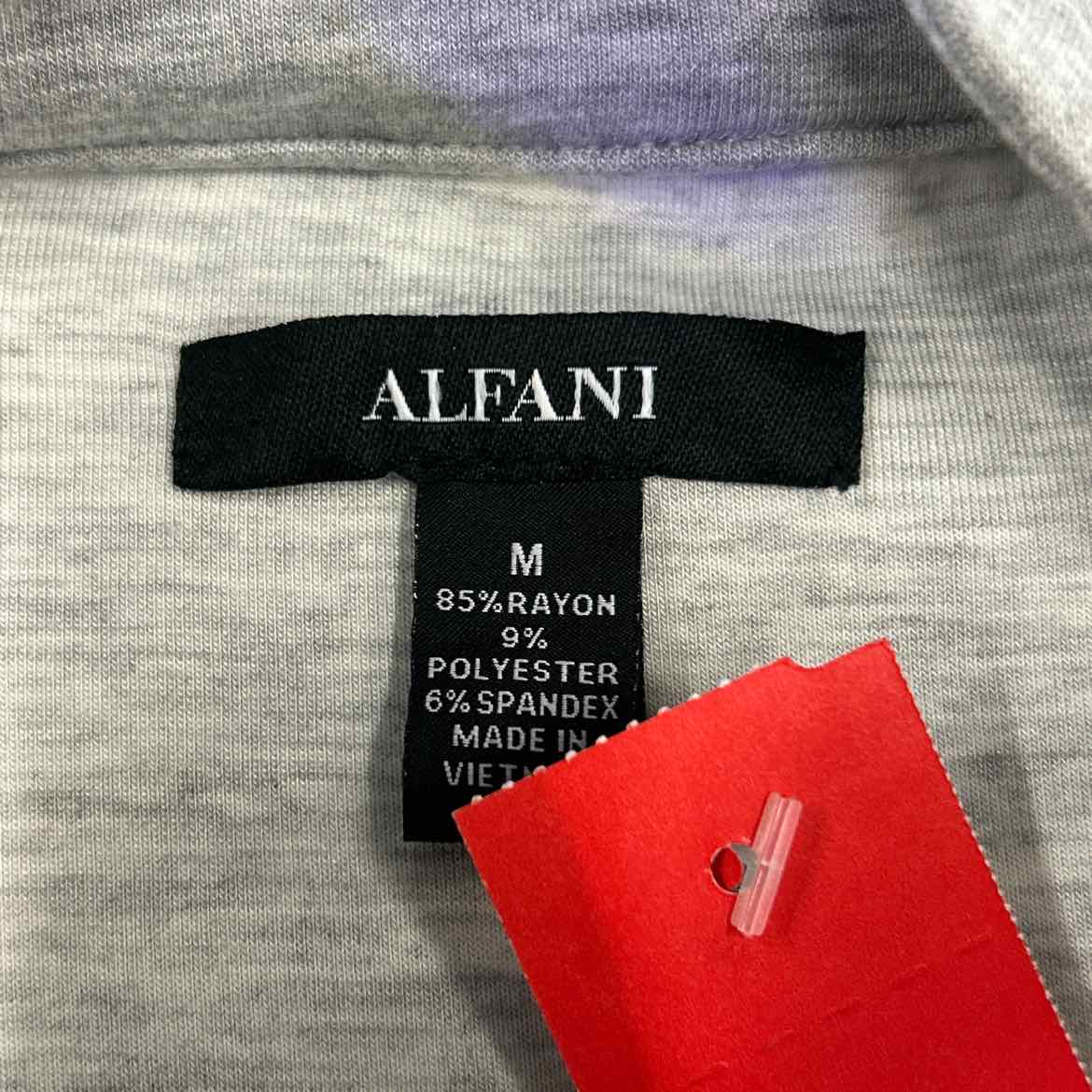 Alfani Men's Alfatech Quarter-Zip Sweatshirt - Casual Grey - M