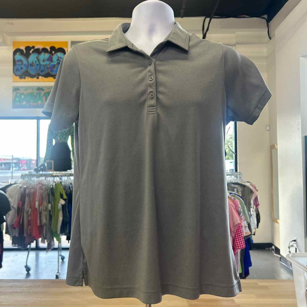 Travis Mathew Size L Grey Preloved MENS Polo