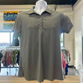 Travis Mathew Size L Grey Preloved MENS Polo