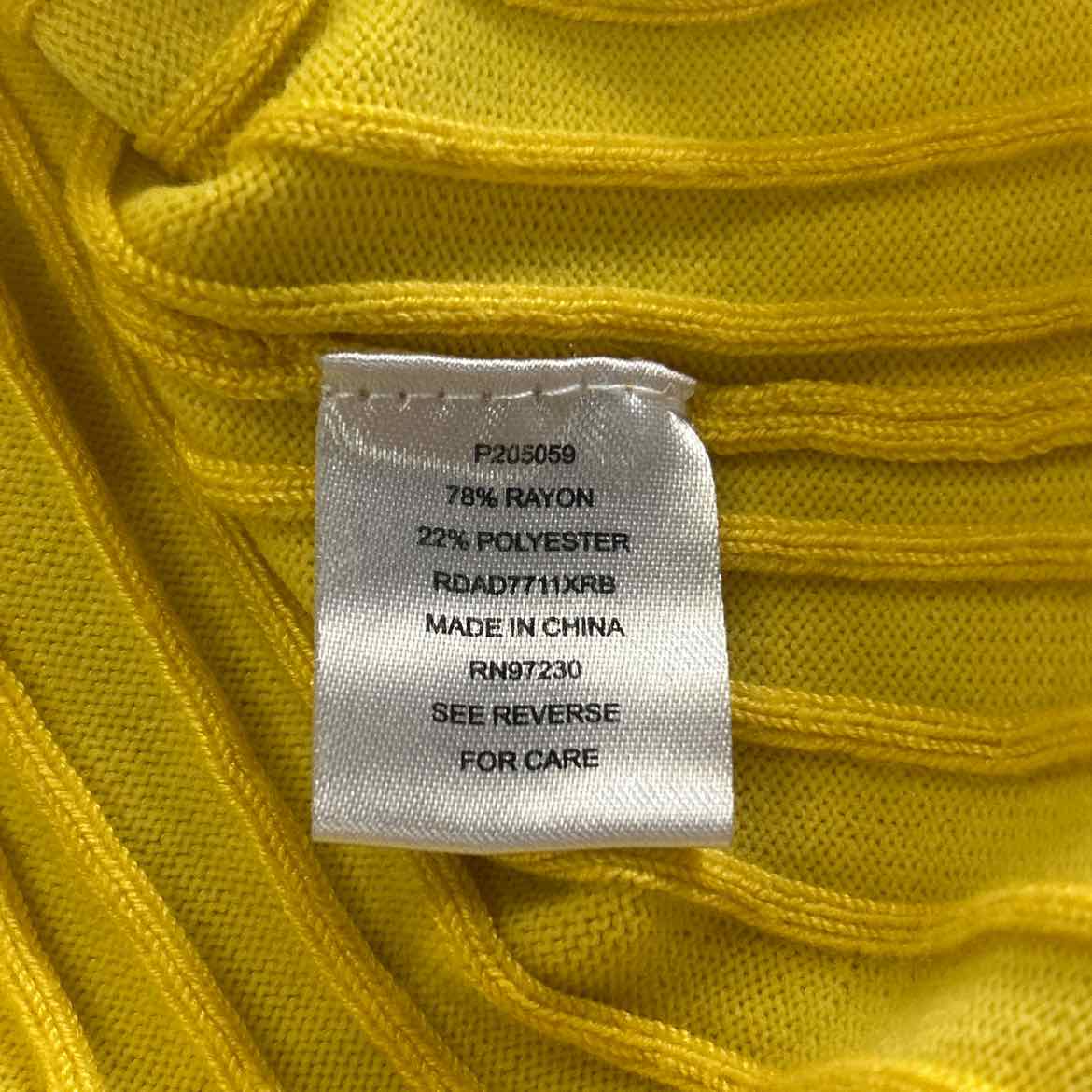 Almost Famous Size 2X Yellow Preloved Skirt