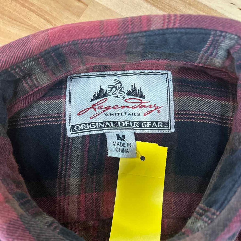 Legendary Whitetails Size M Red Preloved Flannel