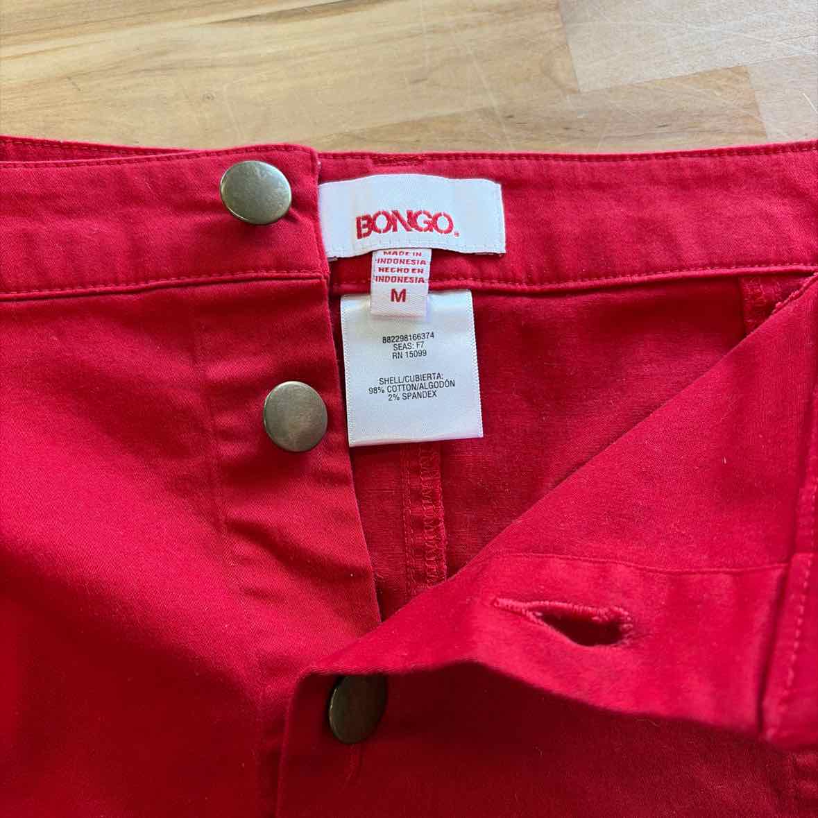 Bongo Size M Red Preloved Skirt