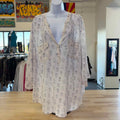 Torrid Size 3 White & Black Used Blouse