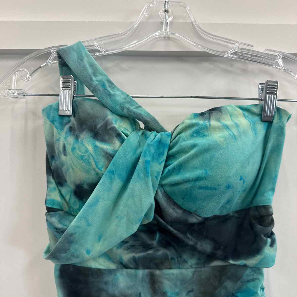 dresstells Size S Teal & Blue New Dress