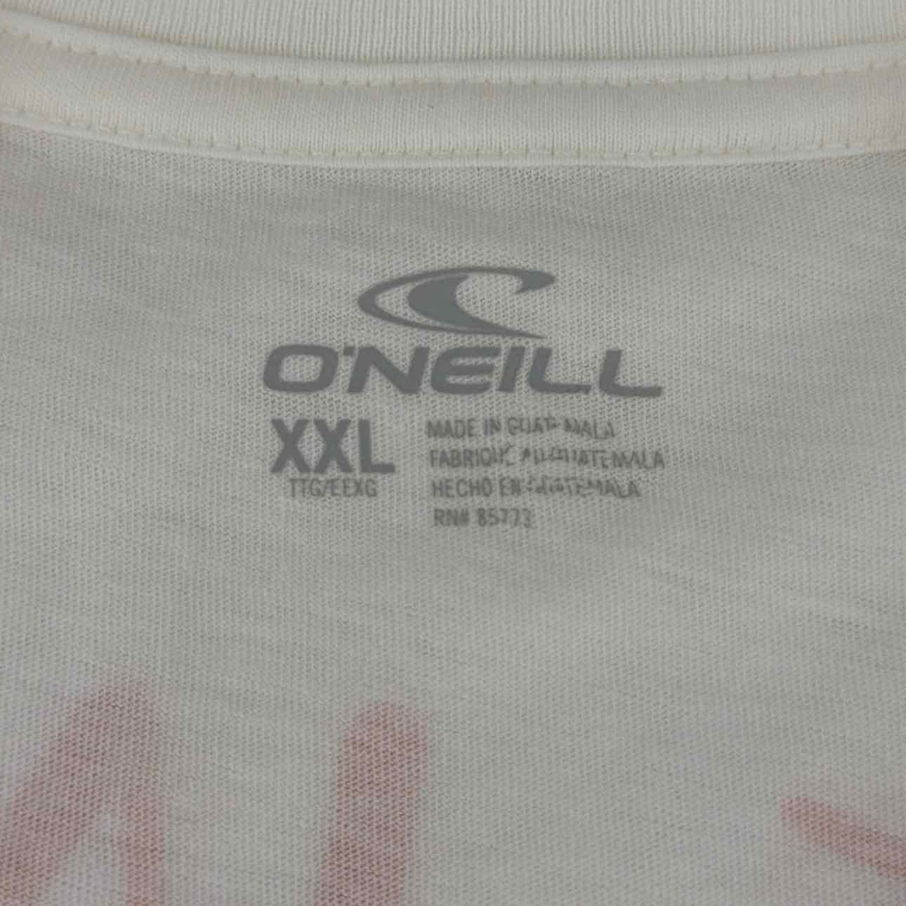 O'Neil Size XXL Byron Palms Cotton Crewneck T-Shirt