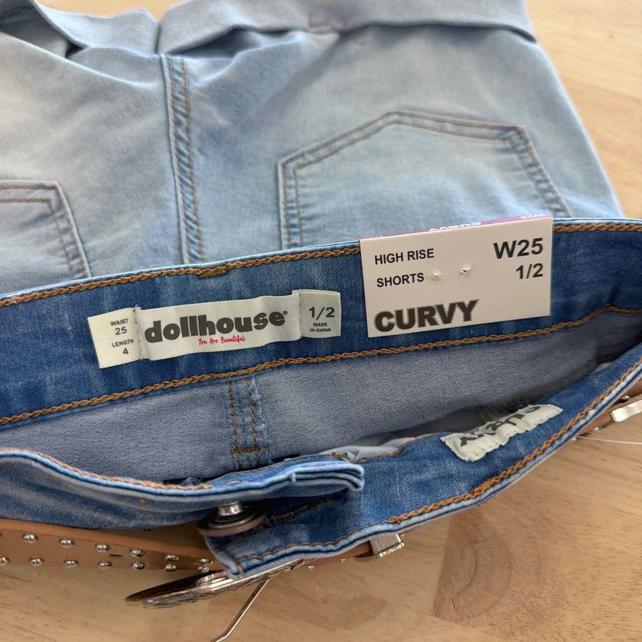 dollhouse Women Size 25 Blue New Shorts