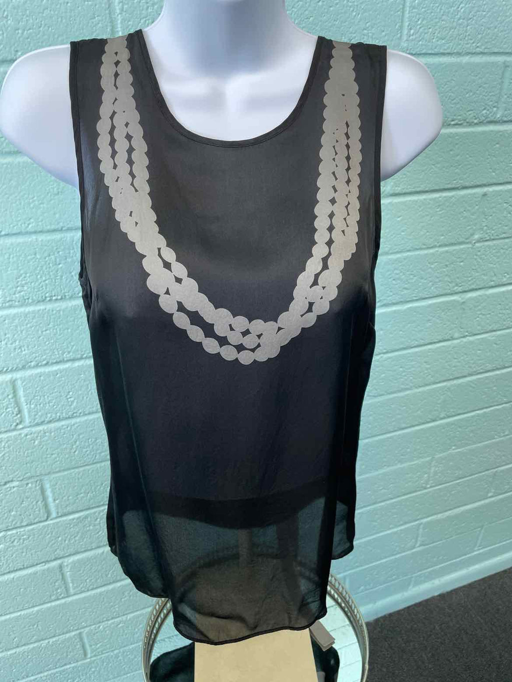 Banana Republic Size S Gray & black Sleeveless