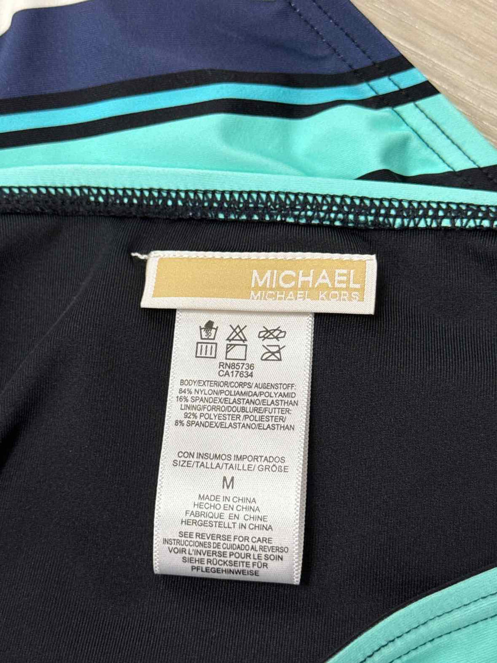 Michael Kors Size M High-Leg Bikini Bottoms