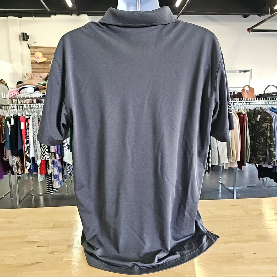 SportTek Men's Size XL Gray MENS Polo