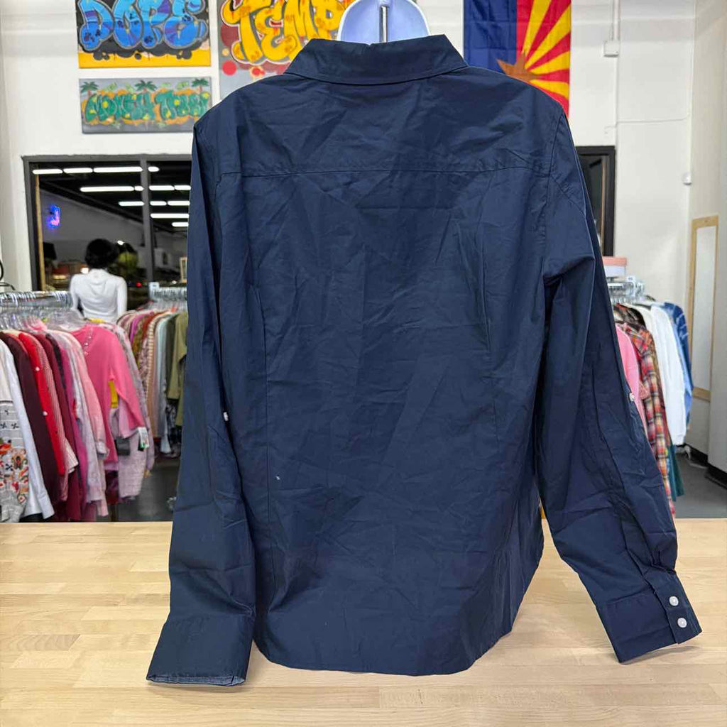 Tommy Hilfiger Women's Cotton Roll-Tab Button-up Shirt