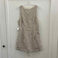 Princess Polly Size 6 brown/white New Romper