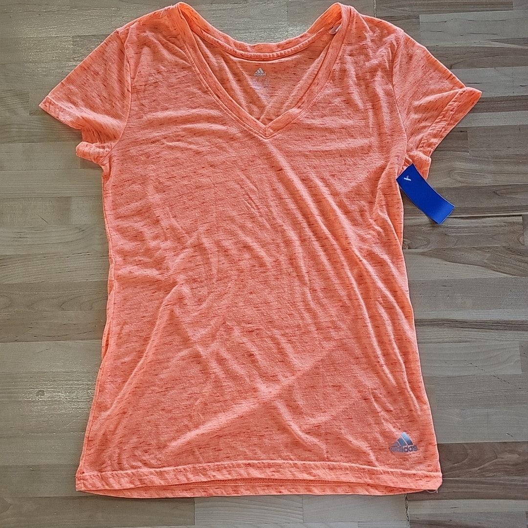 Adidas Size S Orange Shirt