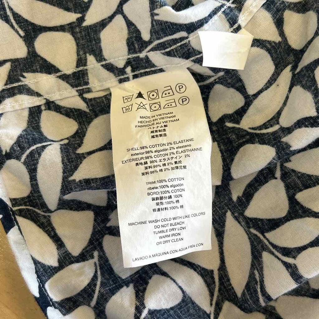 Michael Kors Size XL Navy/White Preloved MENS Button Down Shirt