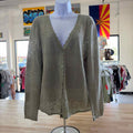 Frye Size L Green Preloved Cardigan