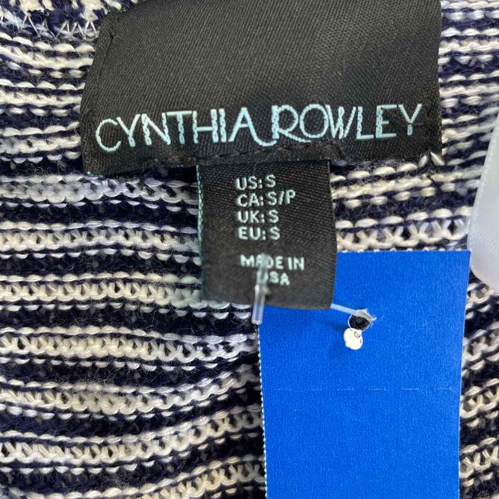 Cynthia Rowley Size S Blue & White Tunic