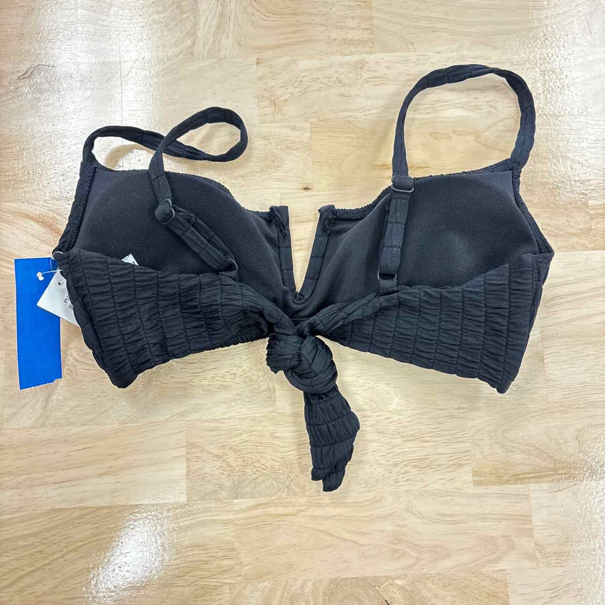 Bar III Size M Pucker up V-Wire Bralette Bikini Top