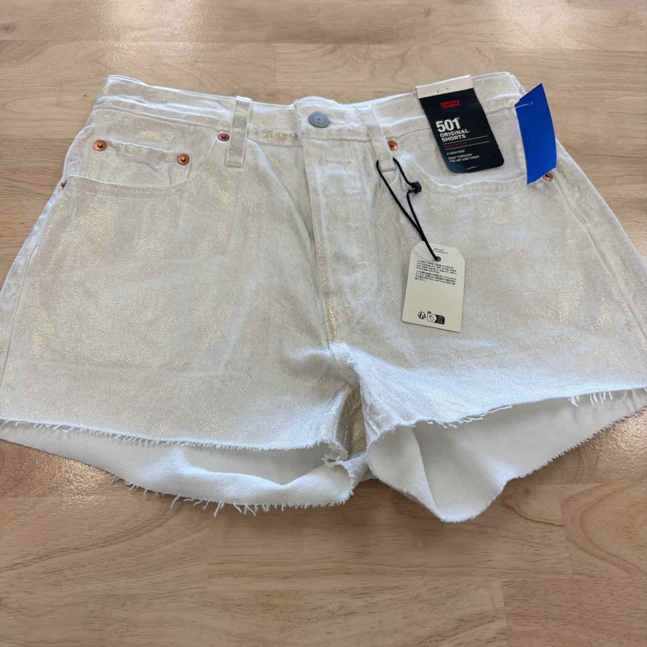 Levi's Women Size 24 Gray New Shorts