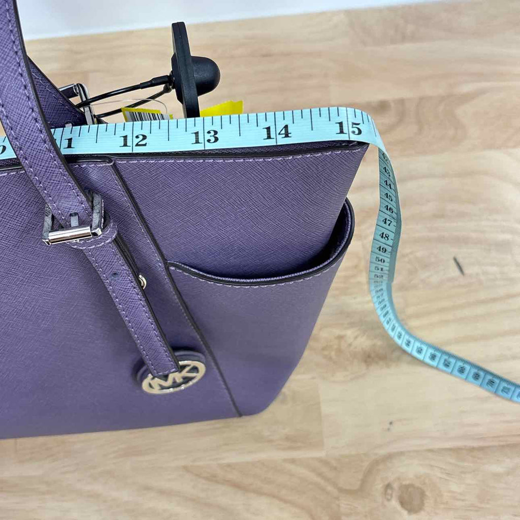 Michael Kors Purple Leather Totes