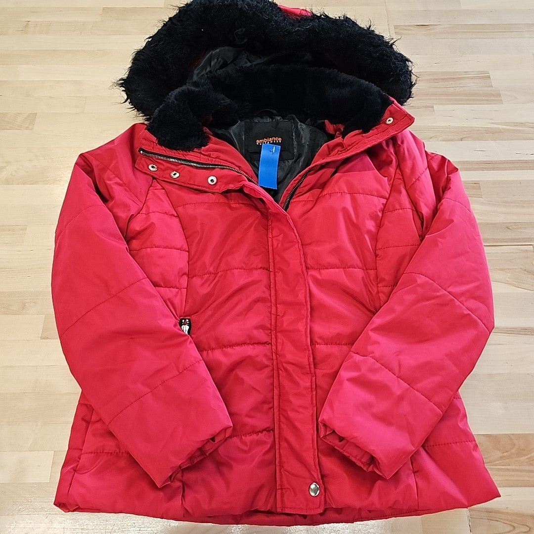 Ambiance Apparel Size M Red Jacket