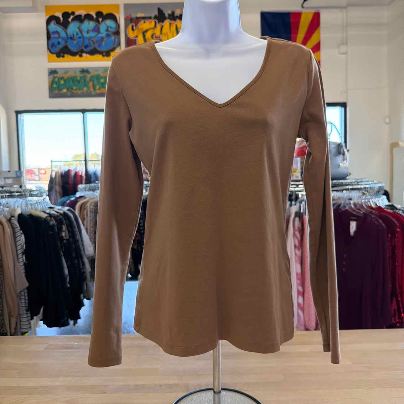Banana Republic Size S Brown Preloved Longsleeve