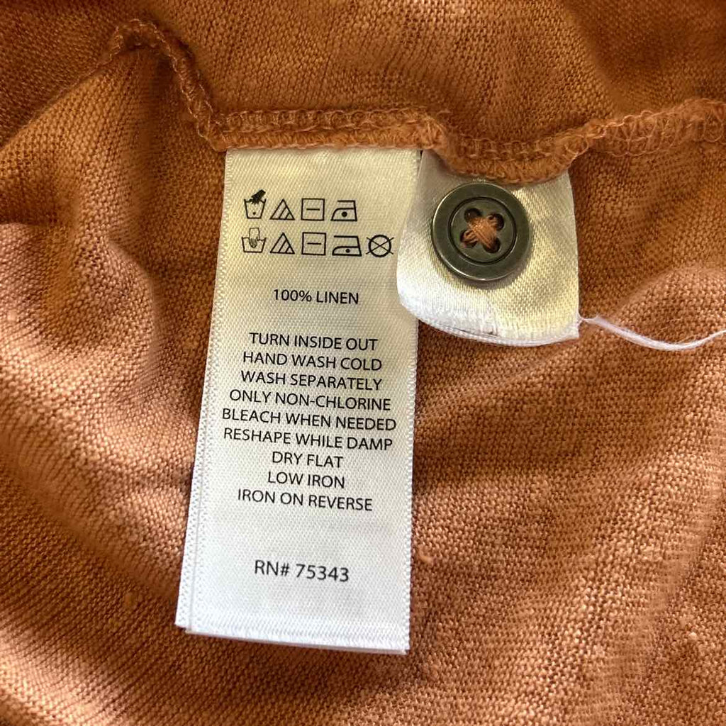 Nicole Miller Size M Peach Preloved Blouse SS