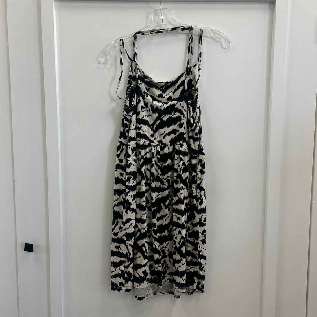 Old Navy Size L Black White Preloved Dress