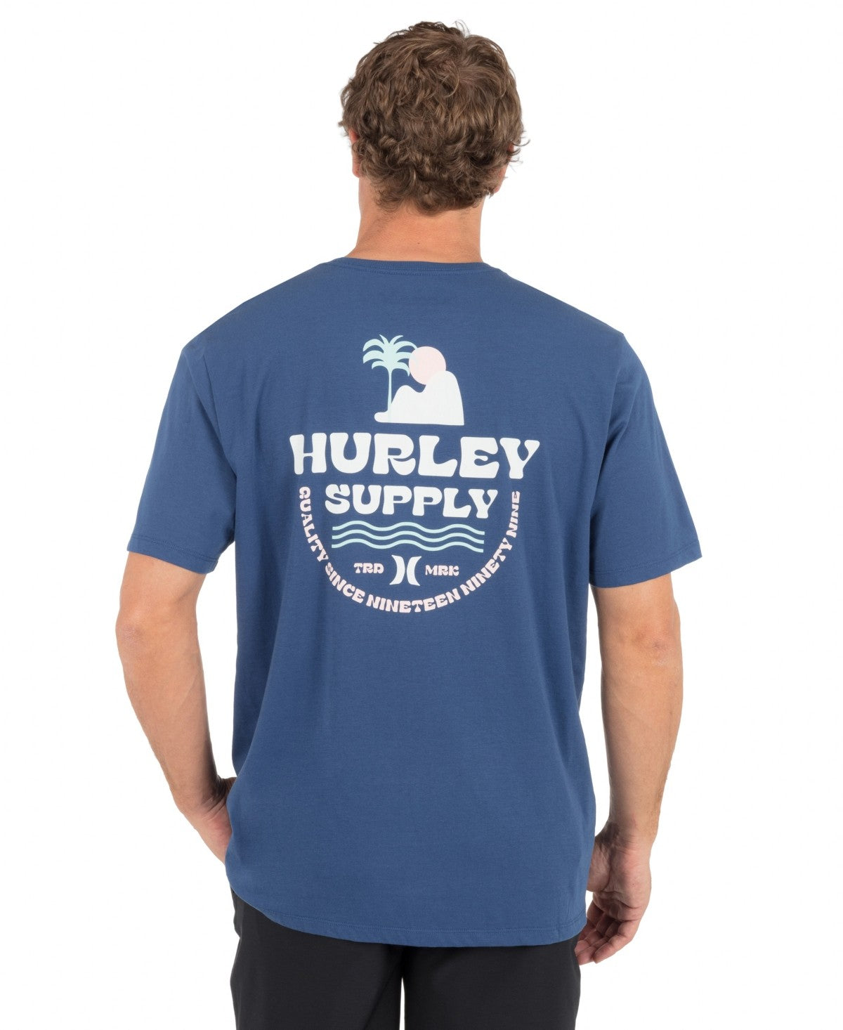 Hurley Size XXL Sunsets Short-Sleeve T-Shirt - Abyss