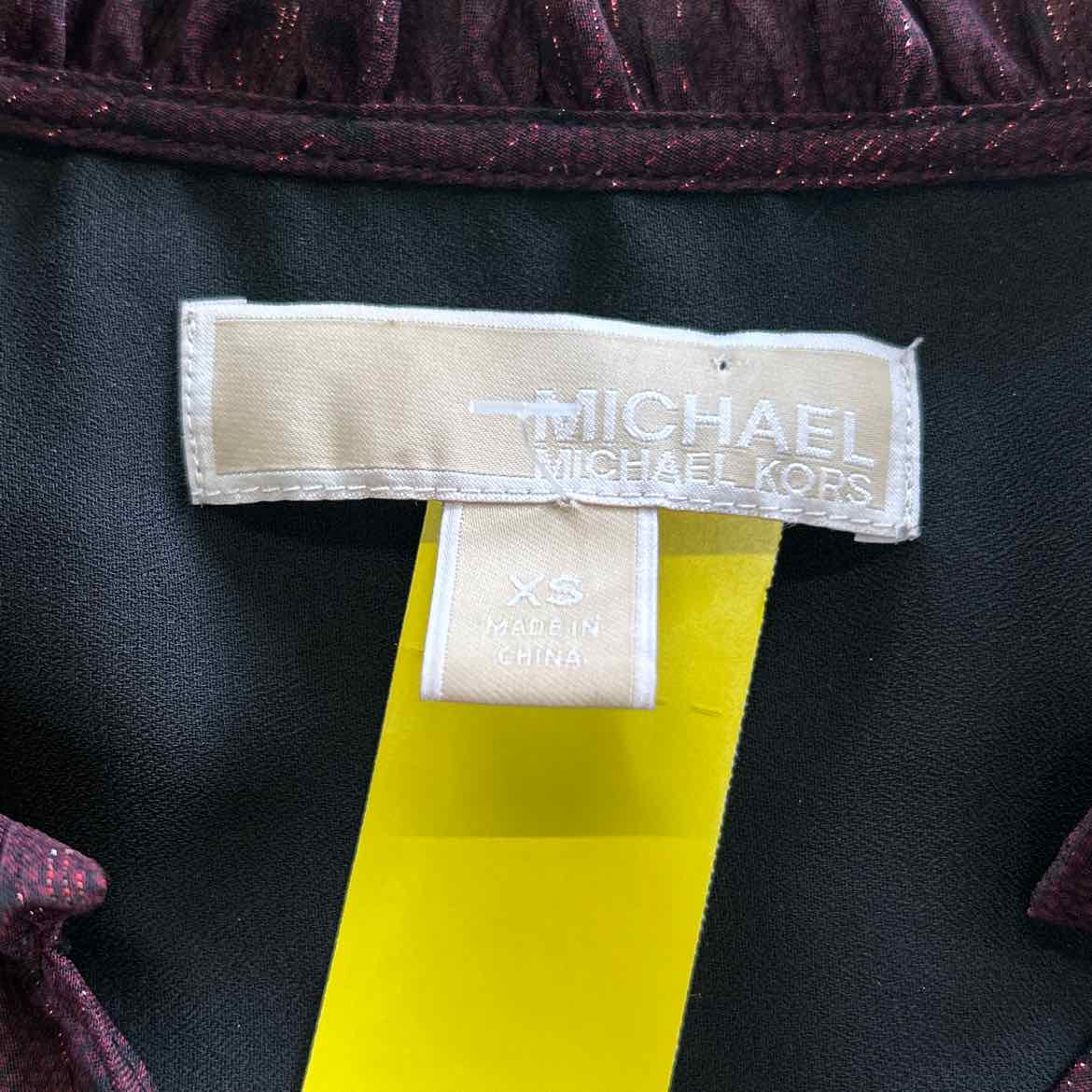 Michael Kors Size XS Red Blouse