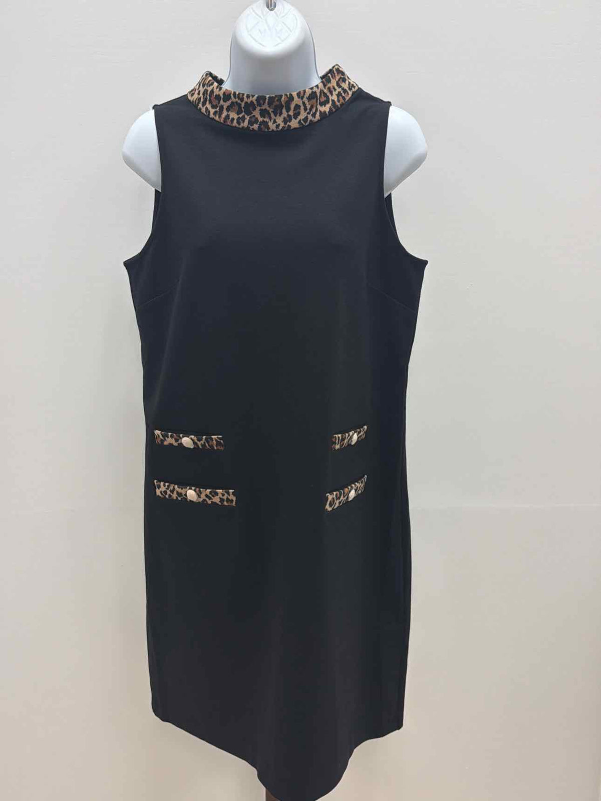 Talbots Size 10P Black Preloved Dress
