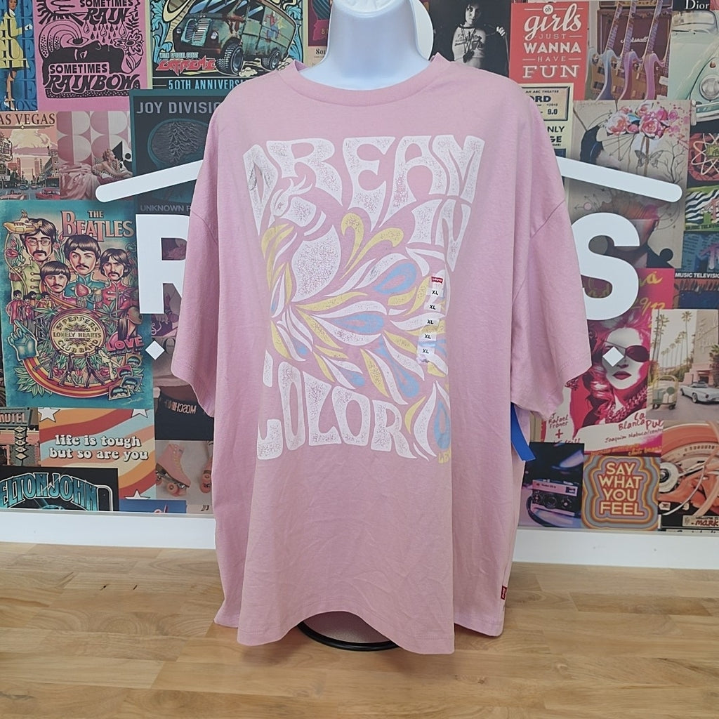 Levi's Size XL Graphic Short Stack T-Shirt