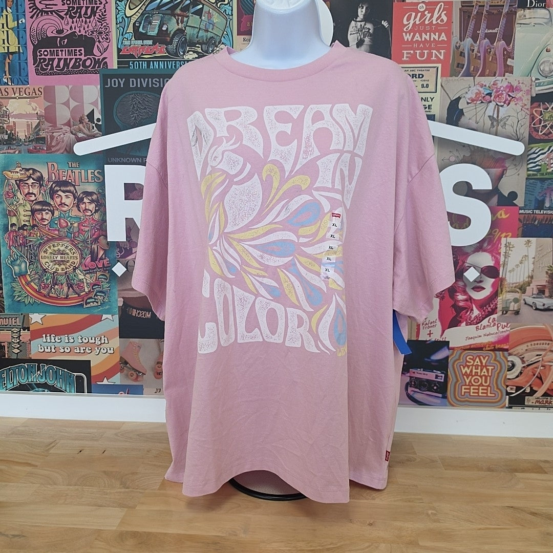 Levi's Size XL Graphic Short Stack T-Shirt