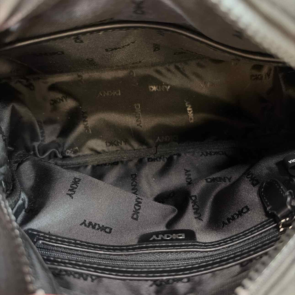 DKNY Black Nylon Camera Bag