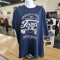 Ford Size 2X Blue Preloved T-Shirt SS