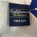 California Woman Size Free size Blue Preloved Blouse LS