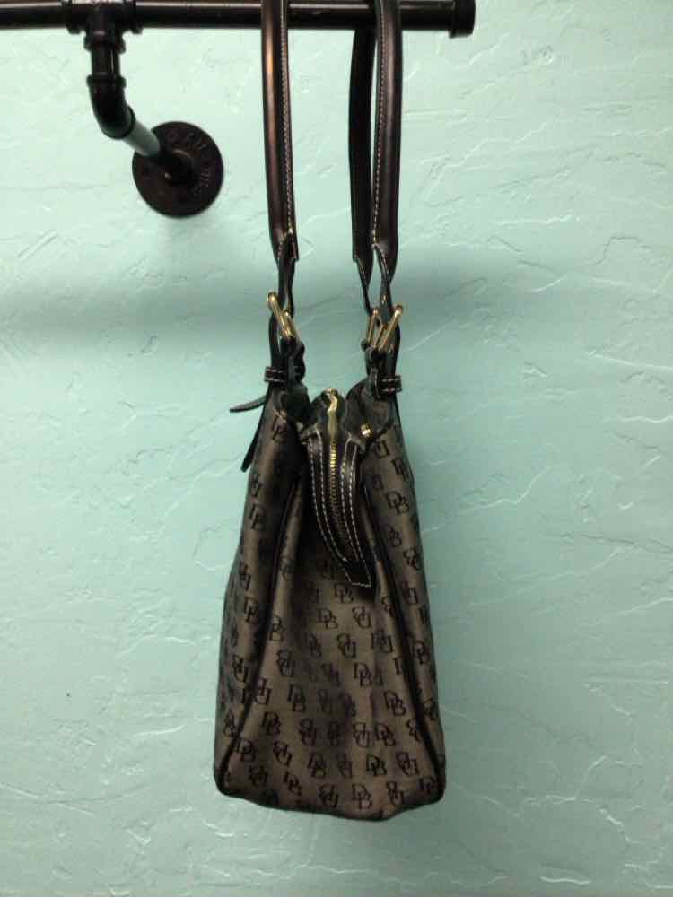 Dooney & Bourke Black & Gray Handbag