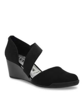 Anne Klein Sport Tara Wedges Navy 9.5M