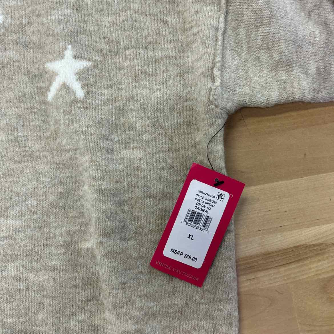 Vince Camuto Size XL Tan New Sleeveless