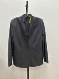 Tahari Size 8 Charcoal Polyester Blend Preloved Jacket